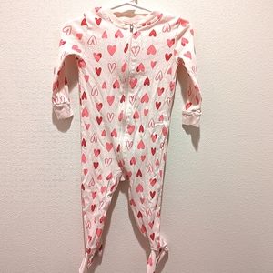 Dip infant footed pajamas. Light Pink. Size 12 to 18 months.